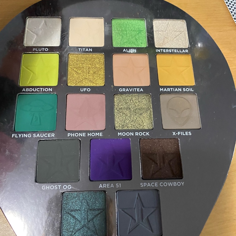 ALIEN PALETTE JEFFREE STAR LIKE NEW